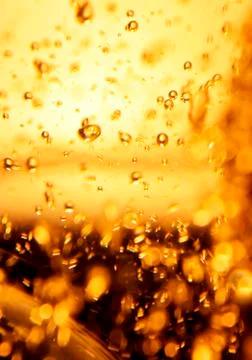 Champagne bubbles Foto stock