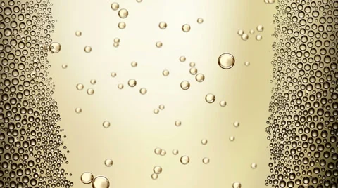 Champagne bubbles (seamless loop) Stock Footage 37846162
