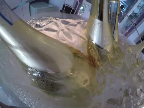 Champagne Bucket 2 Stock Footage 160814638