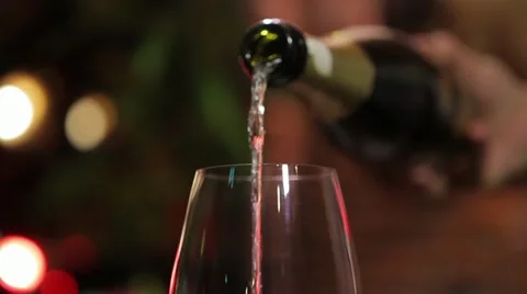 Champagne cocktail Stock Footage 21366919