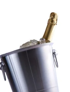 Champagne cooler Stock Photos