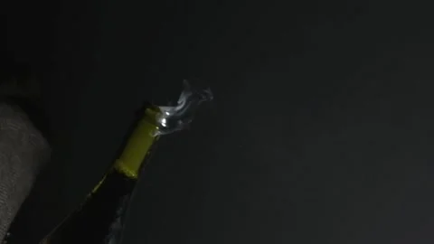 The champagne cork is beautifully opened Vidéo 170489310