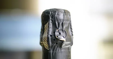 Champagne cork Vídeo Stock 151179904