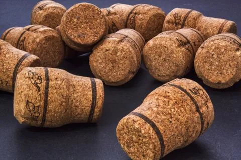 Champagne cork. Stock Photos