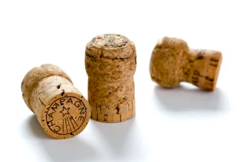 Champagne corks Stock Photos