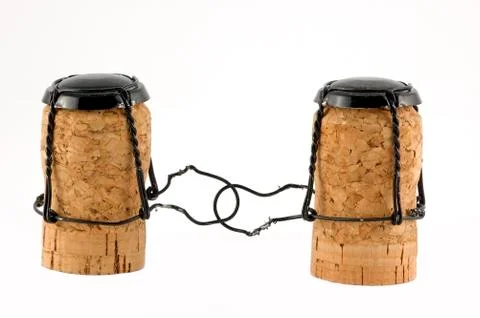 Champagne corks Stock Photos
