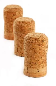 Champagne corks Stock Photos