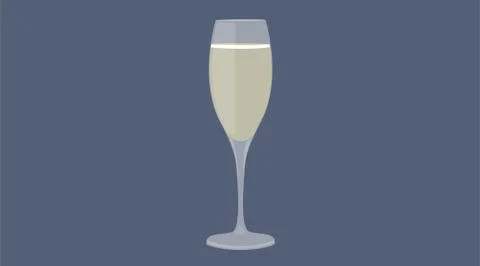 Champagne Cup Illustrazione stock