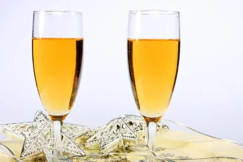 Champagne flute Stock Photos