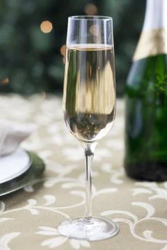 Champagne flute Stock Photos
