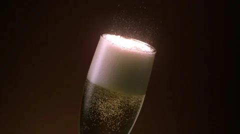 Champagne Flute Pour Stock Footage 63747795