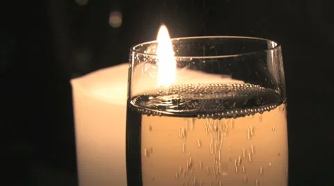 Champagne glass Video stock 8522929