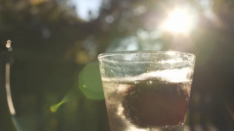 Champagne In The Glass Stock Footage 101329730