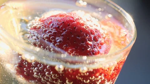 Champagne In The Glass Stock Footage 101330236