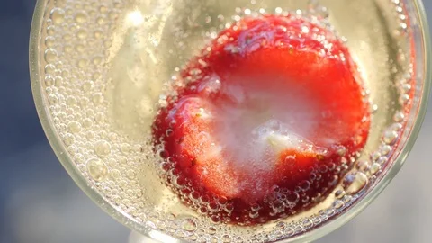 Champagne In The Glass Stock Footage 101330618