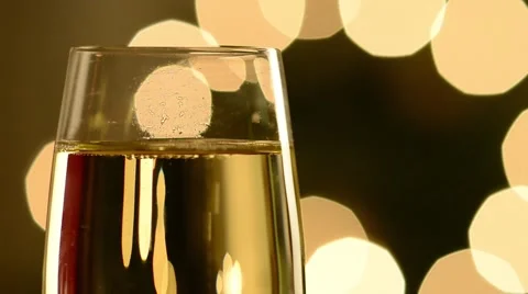 Champagne glasses close up 2 動画素材 45252359