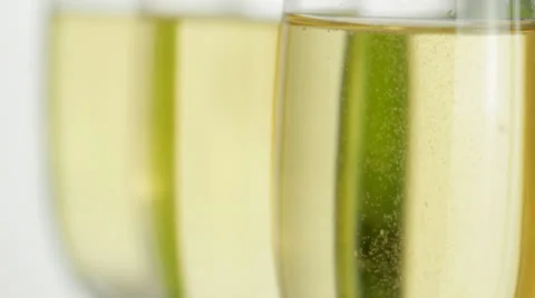 Champagne Glasses Stock Footage 23115951