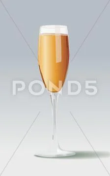 Champagne glasses Stock Illustration