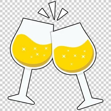 Champagne glasses Stock-Illustration