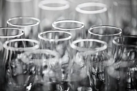 Champagne glasses Stock Photos