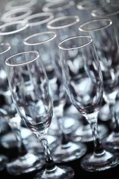 Champagne glasses Stock Photos