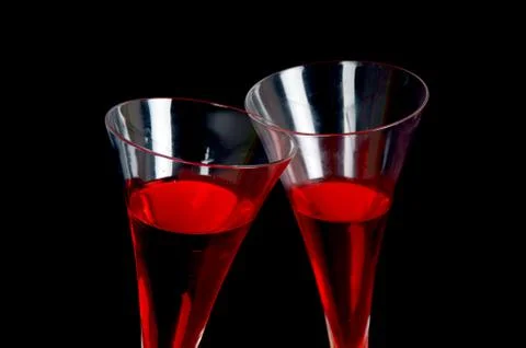 Champagne glasses Stock Photos