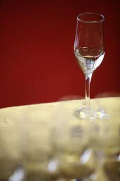 Champagne glasses Stock Photos