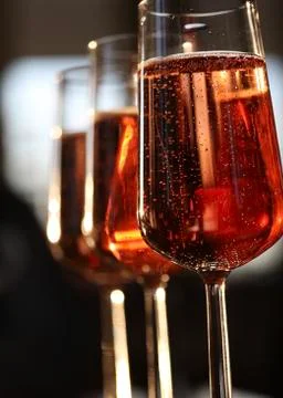 Champagne glasses Foto stock