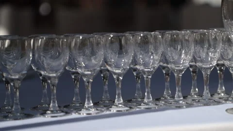Champagne glasses in sunlight Stock Footage 140681160