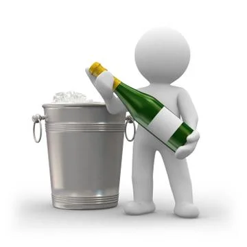 Champagne Stock Illustration