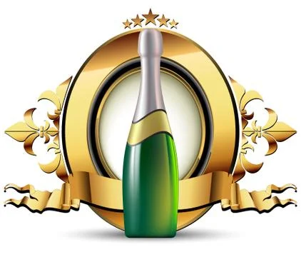 Champagne Stock Illustration