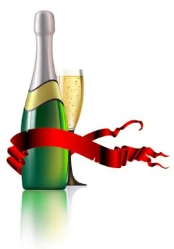 Champagne Stock Illustration