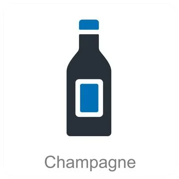Champagne Stock Illustration