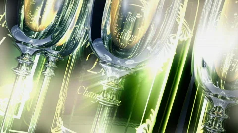 Champagne Parade HD Stock Footage 334974