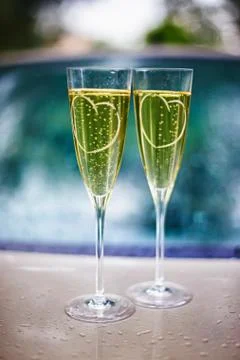 Champagne Foto stock