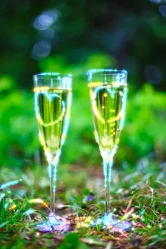 Champagne Foto stock