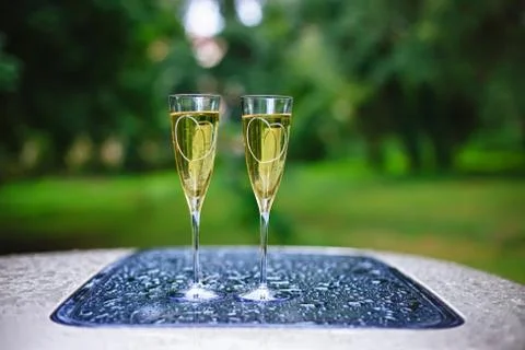 Champagne Foto stock