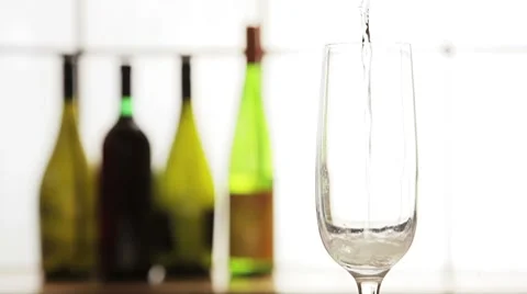 Champagne Pour Video stock 8507138
