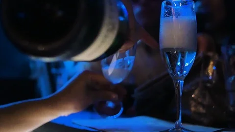 Champagne Pouring Stock Footage 103317335