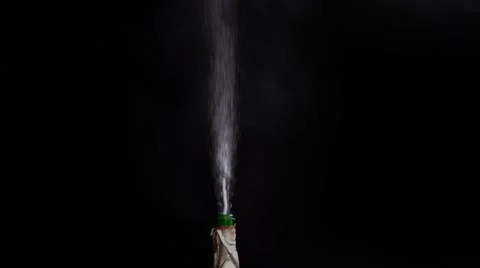 Champagne splashes slow motion Stock Footage 68156988