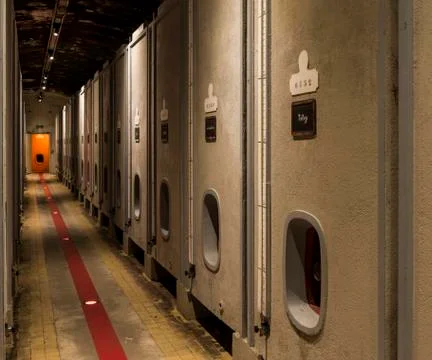 Champagne Tank Storage Stock Photos