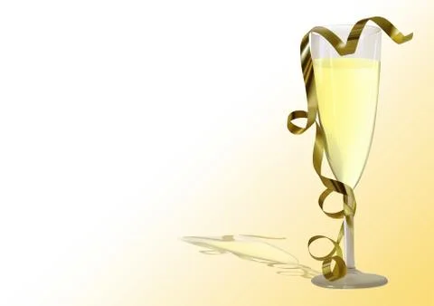 Champagne Toast Stock Illustration