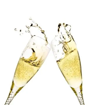 Champagne toast Stock Photos