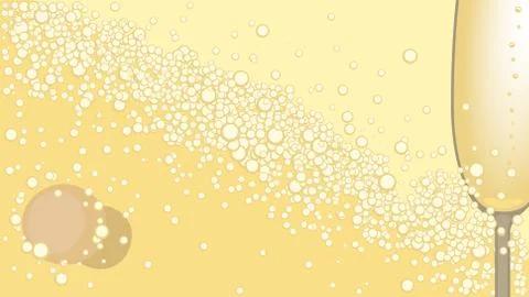Champagne - vector background Stock Illustration