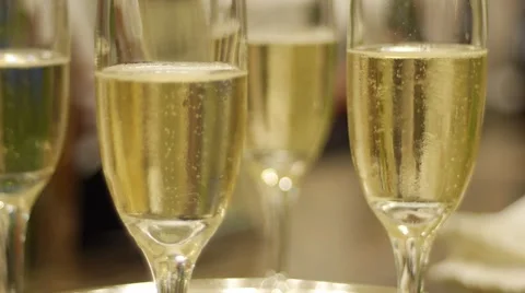 Champagne at the Wedding Video stock 52407332