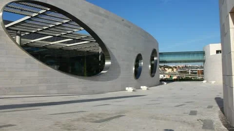 Champalimaud Centre Architecture Stock Footage 21302230