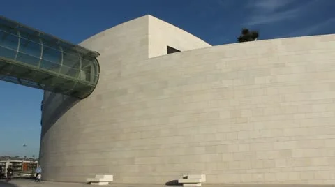 Champalimaud Centre Architecture Stock Footage 21651994