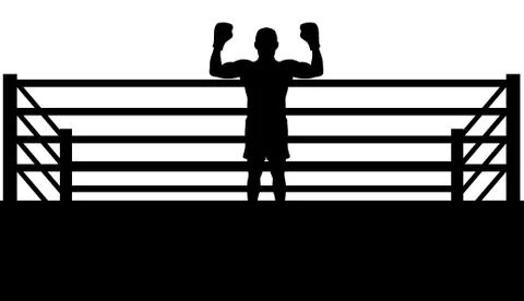 Champion Boxer Stock Illustration