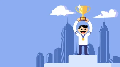 Champion boy 库存影片 320600212