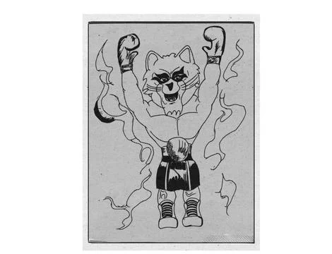 Champion Cat Stock Illustration